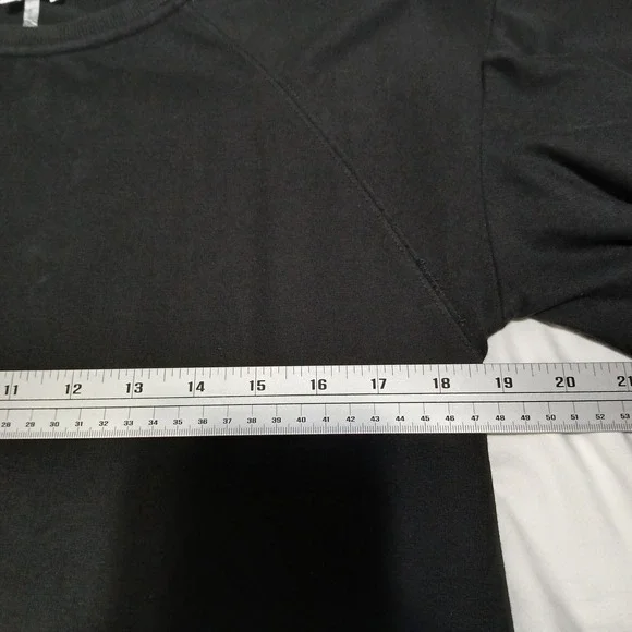 1.STATE Black Mini Dress Ruffle Sleeve Casual Party Dress Size M - Picture 5 of 7